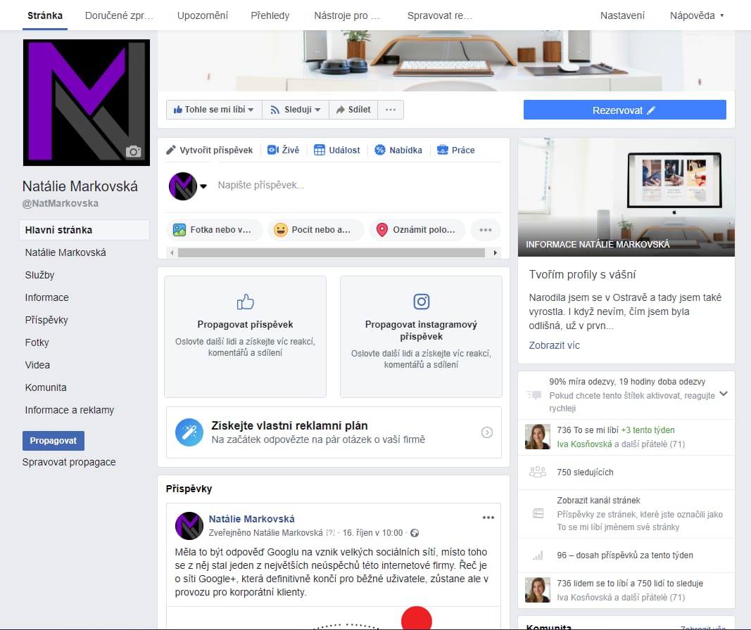 Cílení na Facebooku: Neplacené příspěvky
