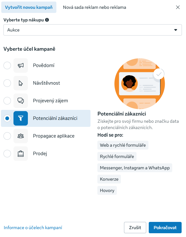 Jak získat nové kontakty = leady v rámci placené kampaně v METĚ?