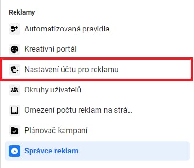 NÁVOD: Jak přidat správcovství někomu dalšímu ke správci reklam